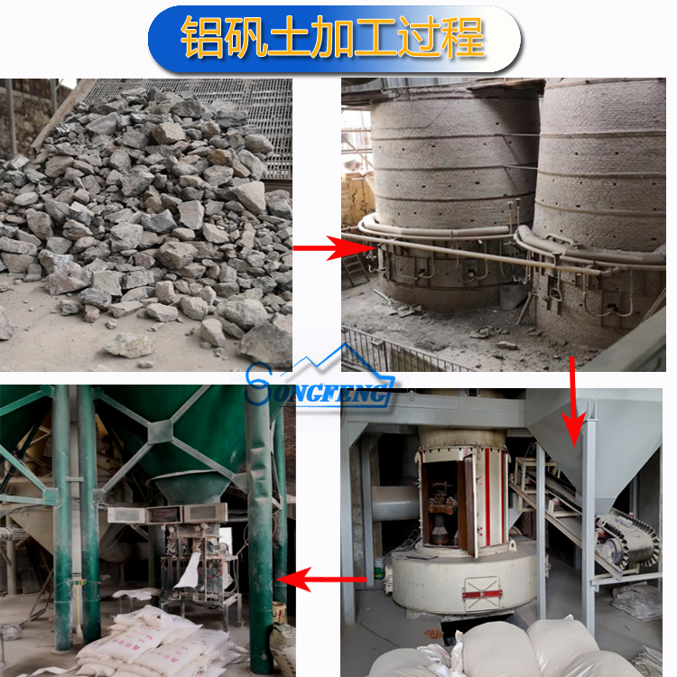 鋁礬土|鋁礬土細粉|高鋁細粉廠家加工過程圖